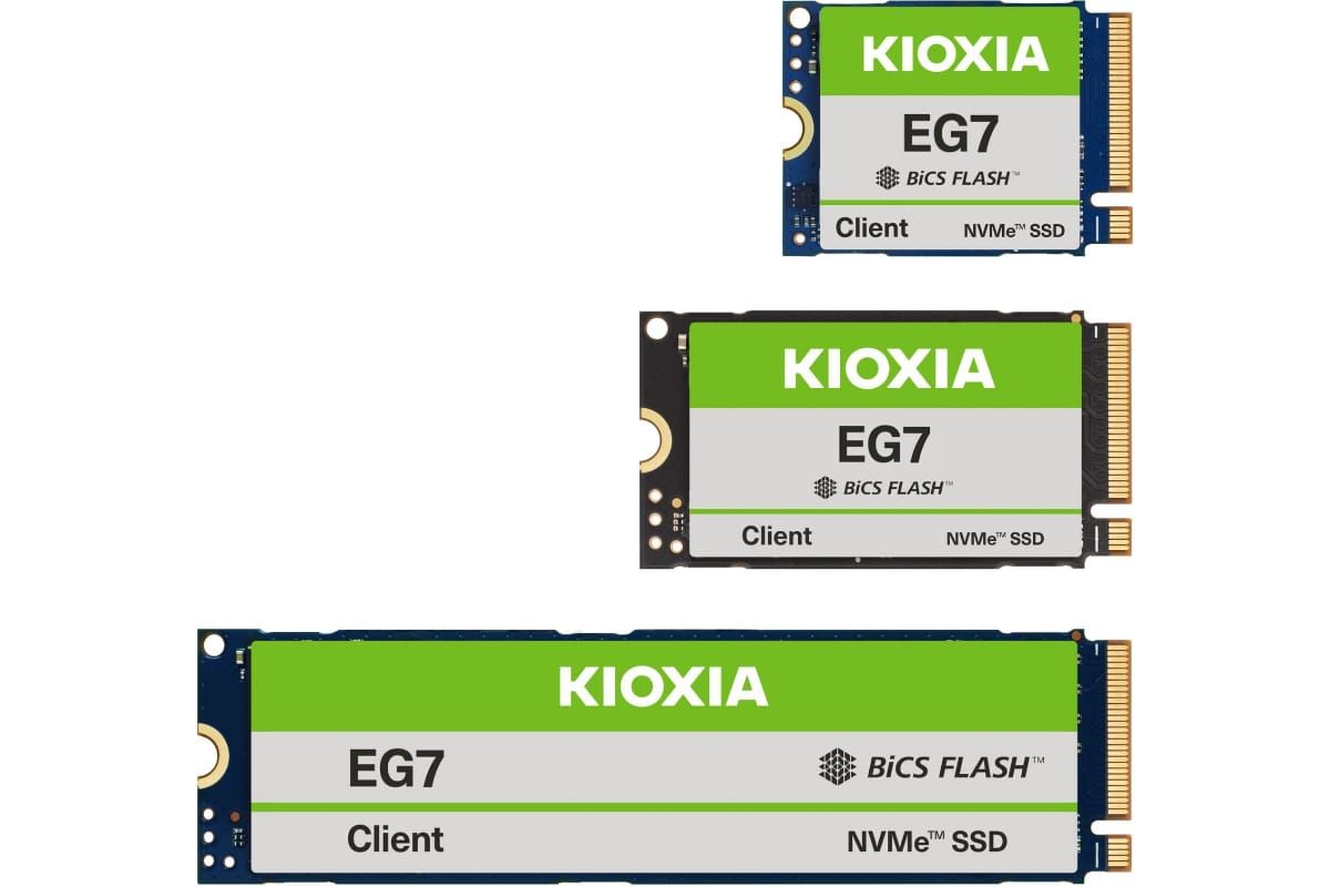 Kioxia Luncurkan SSD KIOXIA EG7 Series Berbasis QLC yang Berorientasi Nilai Untuk OEM PC