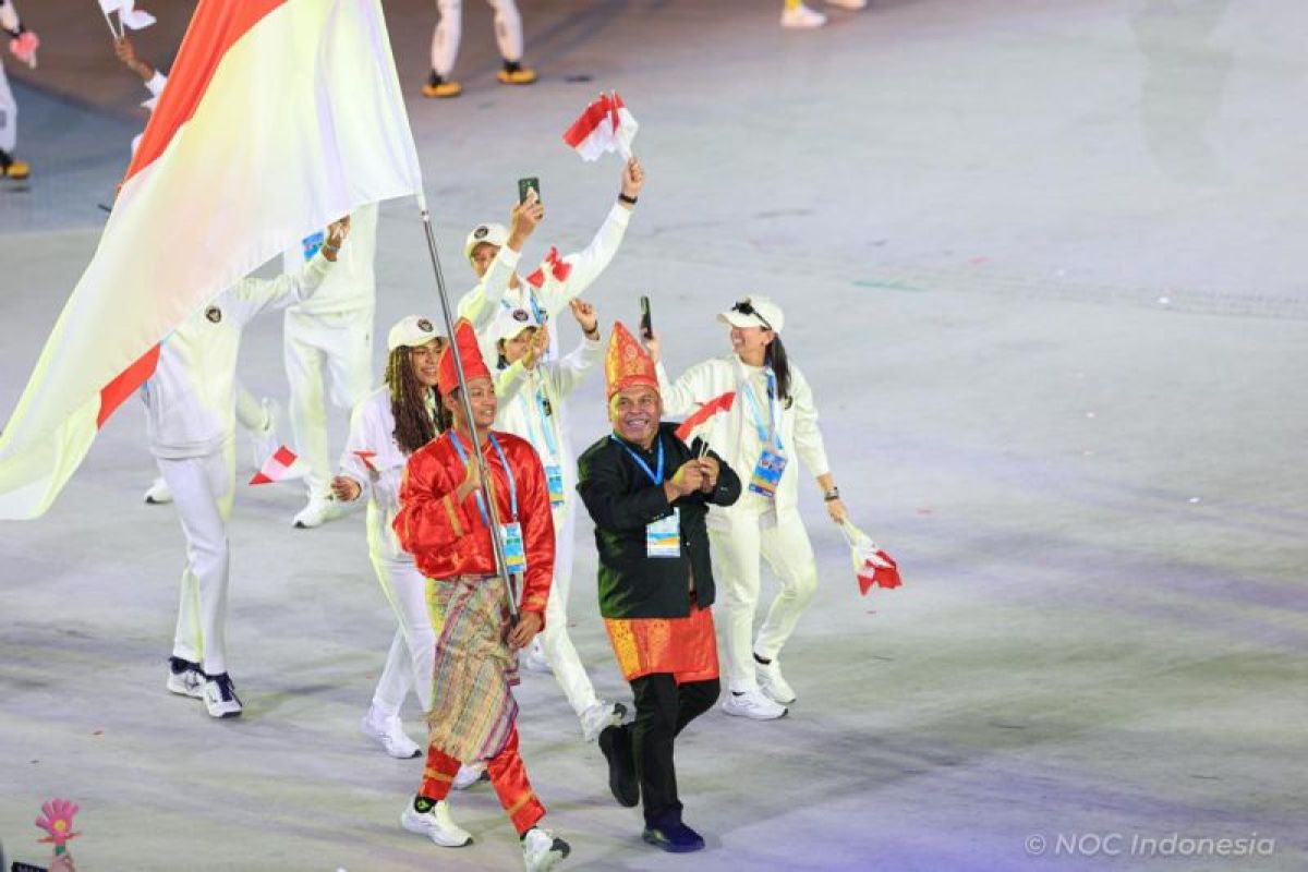 Identitas Nusantara ditonjolkan pada pembukaan Asian Beach Games 2026