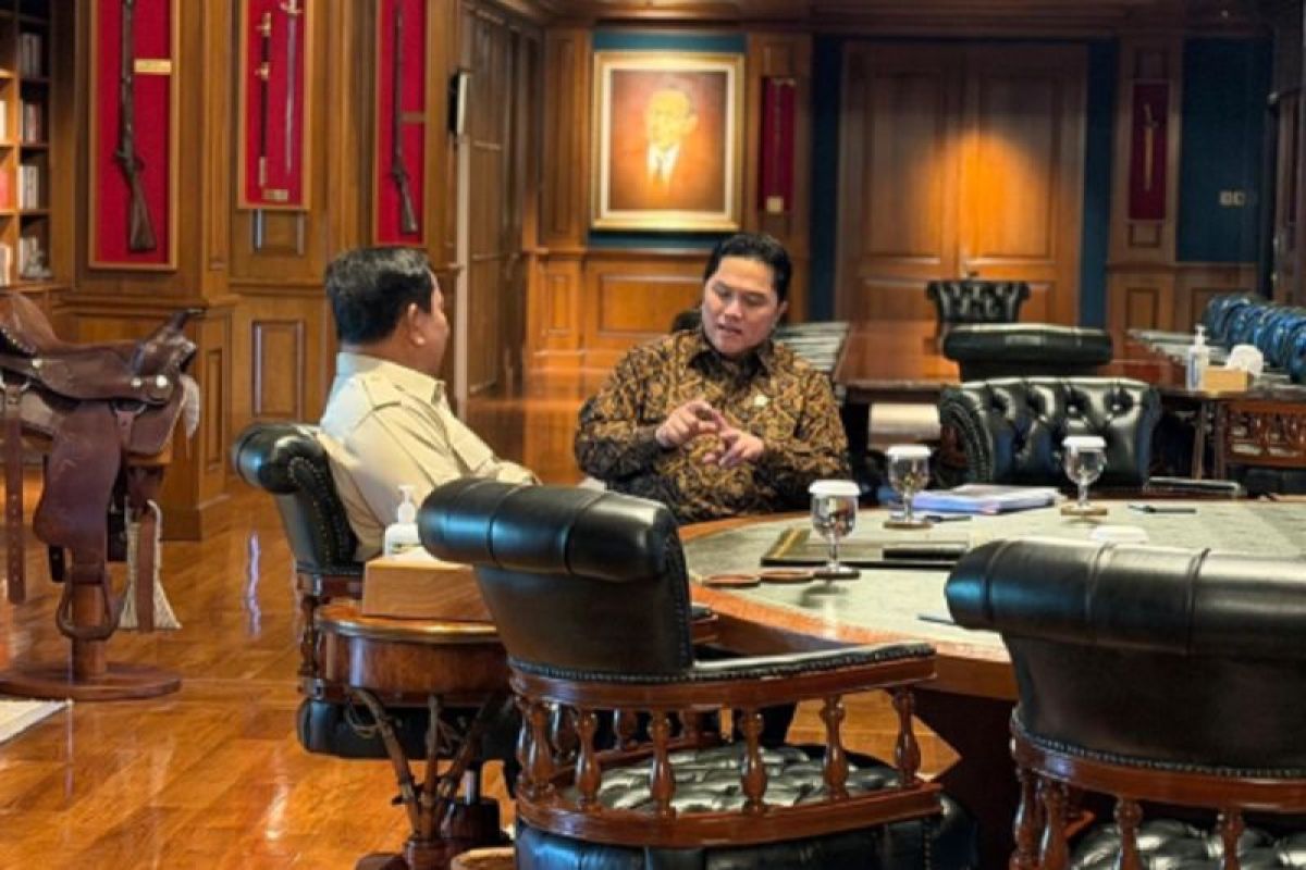 Erick Thohir lapor rencana bangun Akademi Olahraga Nasional ke Prabowo
