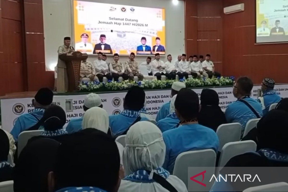 Kloter pertama Embarkasi Banjarmasin diberangkatkan