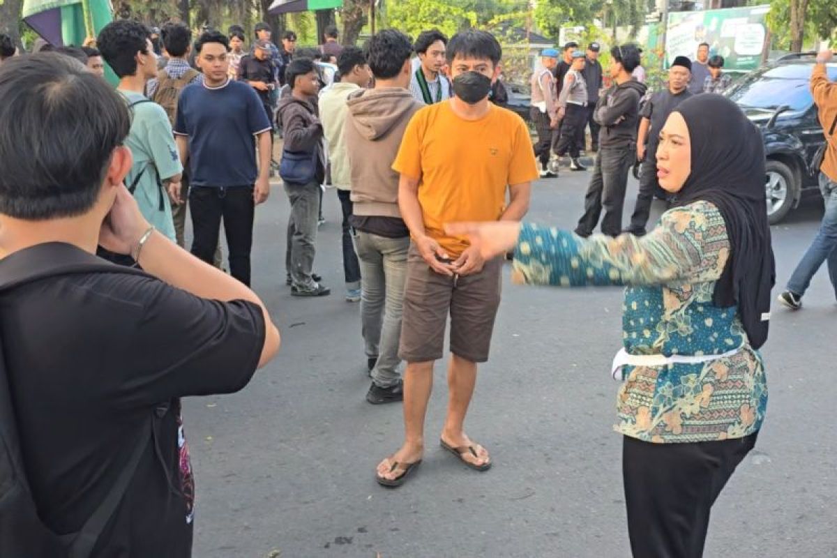 Sebabkan macet, demo HMI di Makassar dikecam pengguna jalan