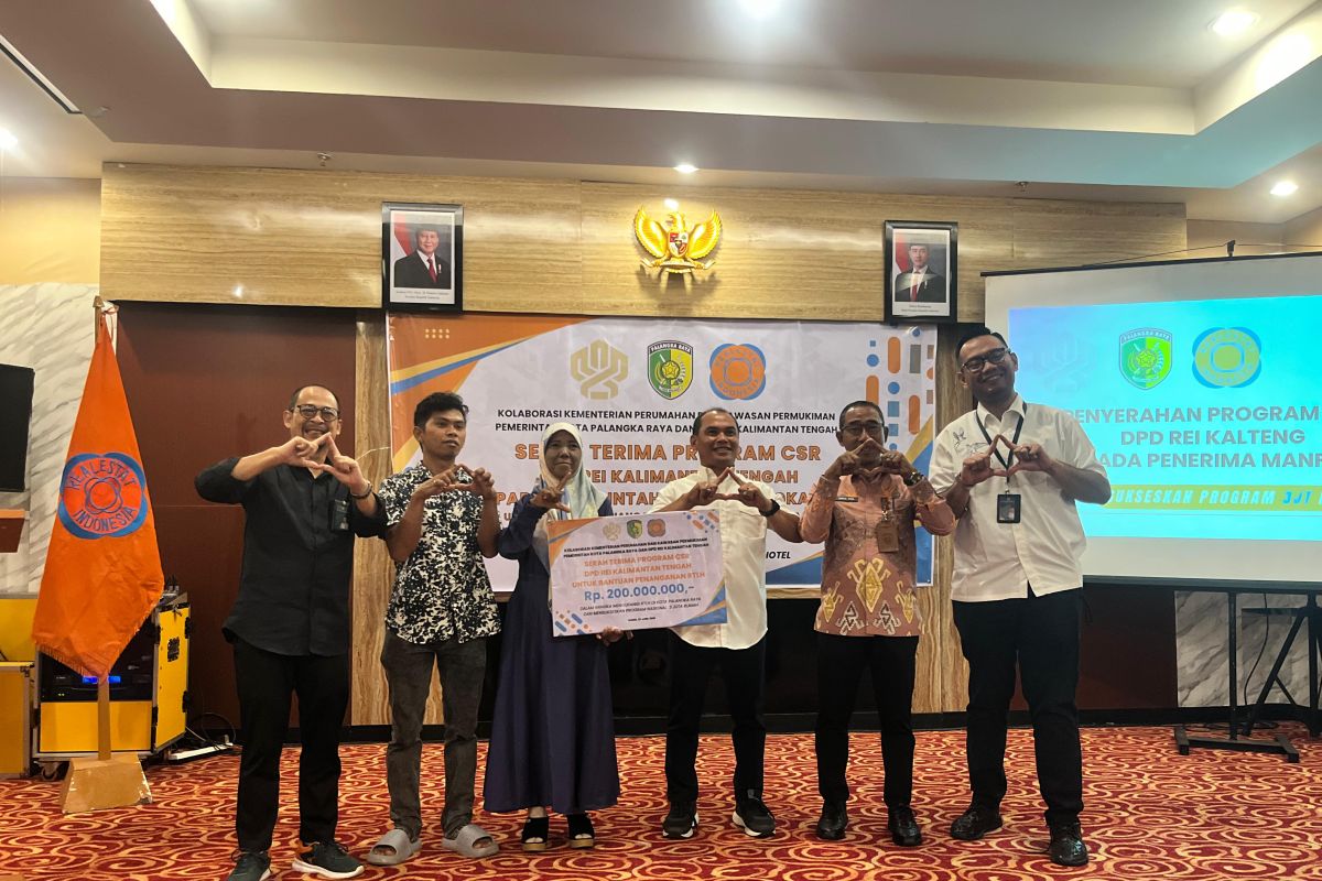 REI Kalteng salurkan bantuan perbaikan RTLH senilai Rp200 juta