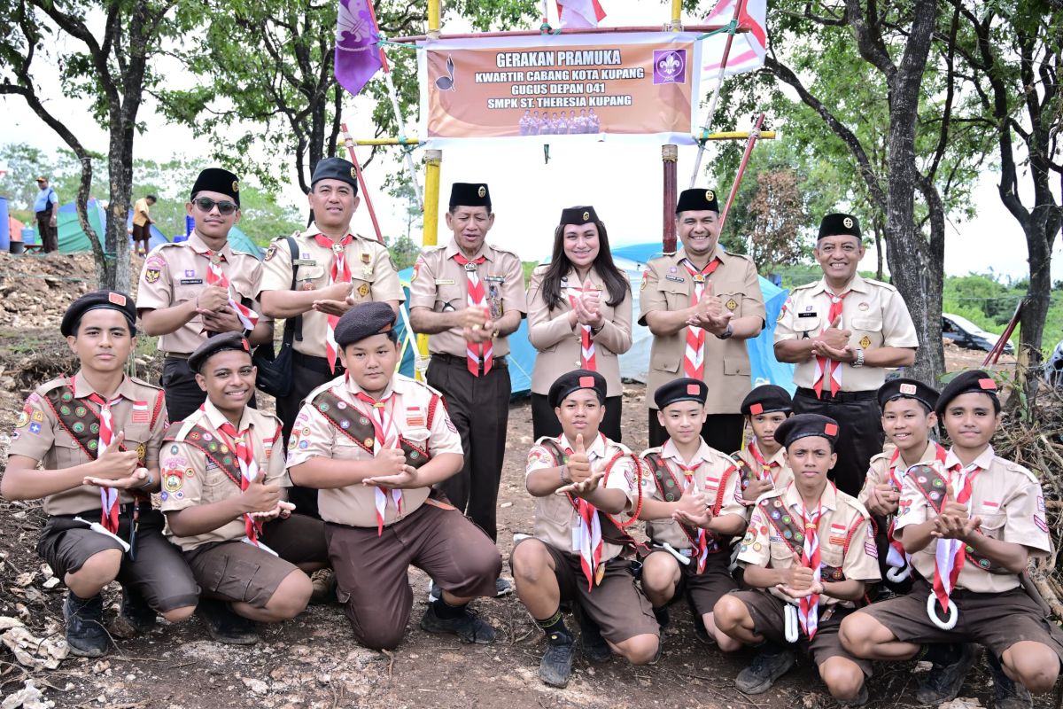 Pemkot Kupang mendorong pembentukan karakter lewat Jambore Pramuka