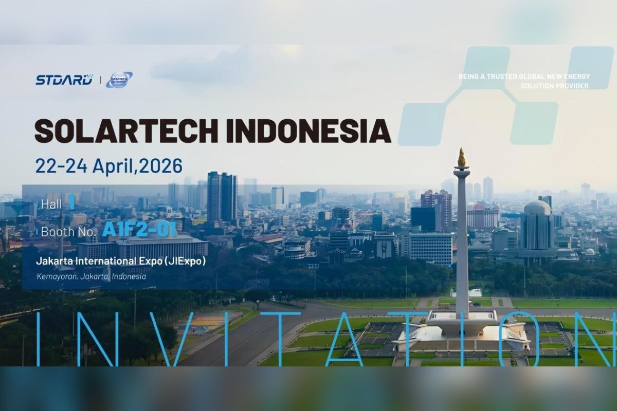 Standard Energy Tampilkan Rantai Pasok PV Terintegrasi di SOLARTECH INDONESIA 2026, Layani Pasar Energi Bersih di Seluruh Dunia