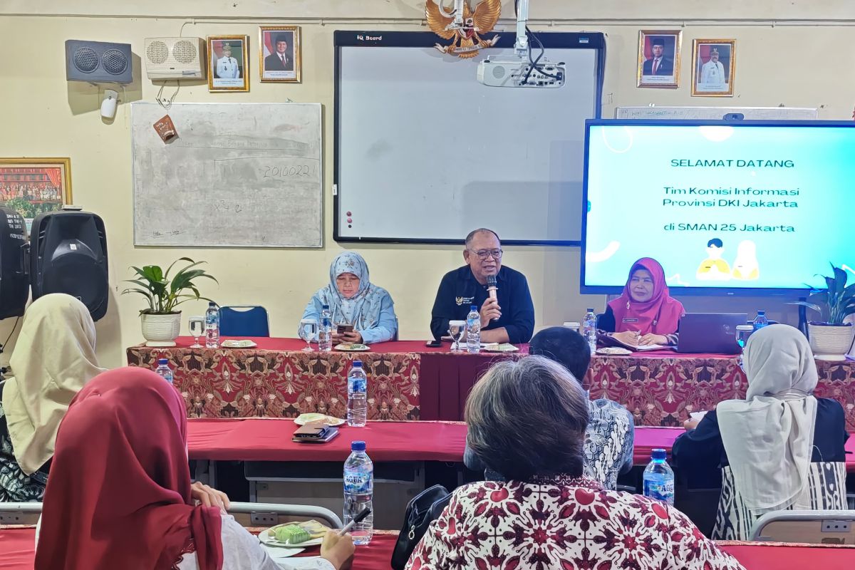 KI dorong SMAN 25 Jakarta perkuat tata kelola informasi
