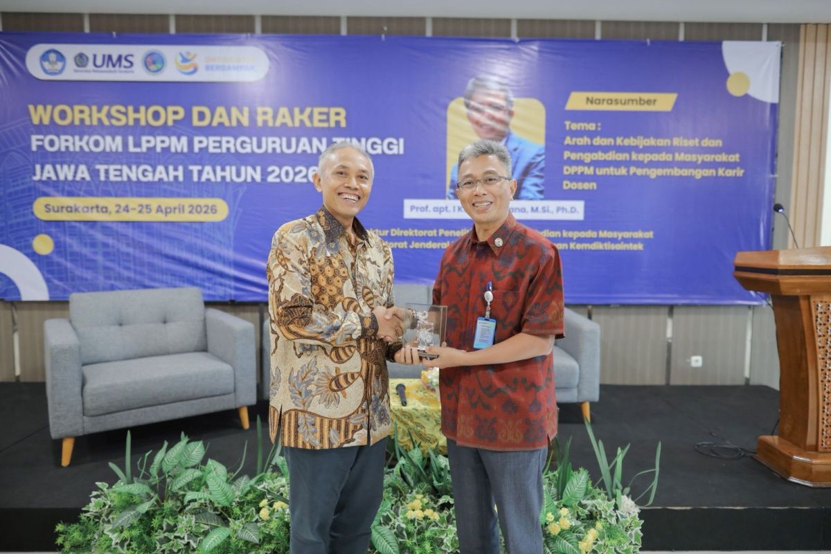 UMS himpun 70 PTS se-Jateng dalam raker Forkom LPPM, dorong riset berdampak