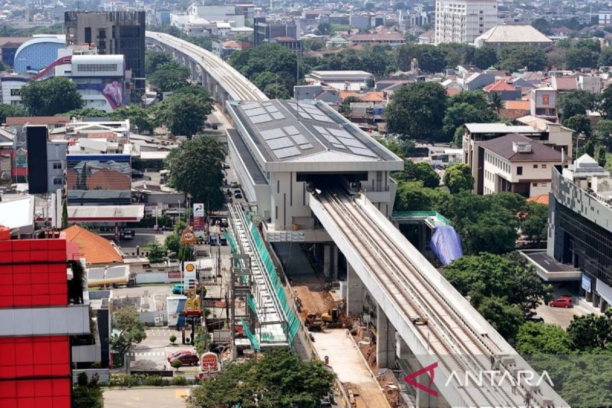 Sebentar lagi rampung, progres LRT Jakarta Fase 1B sudah mencapai 91 persen