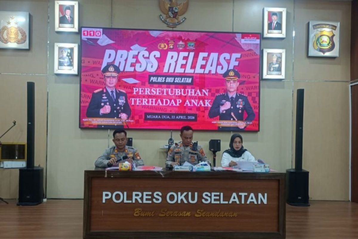 Polisi OKU Selatan ungkap kasus kekerasan seksual anak di bawah umur
