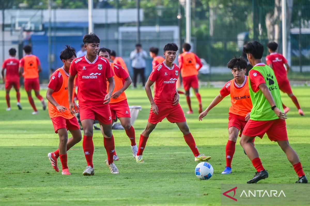 Timnas Indonesia bersiap menghadapi laga Piala Asia U-17 2026