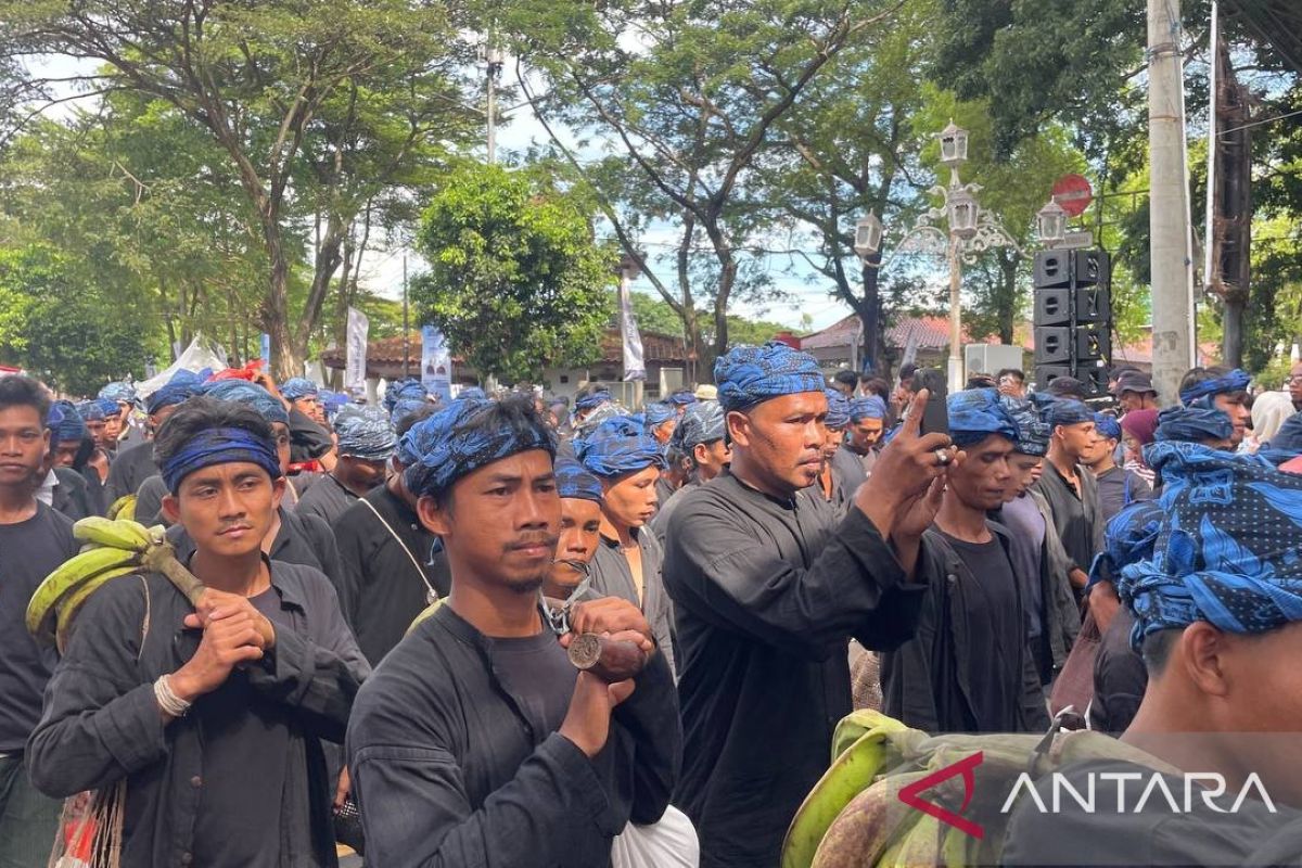 Warga Badui titip pesan pelestarian alam ke Gubernur Banten saat Seba