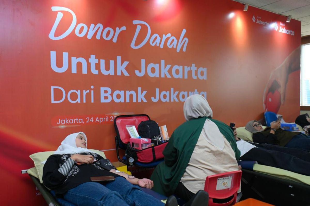 HUT ke-65, Bank Jakarta gelar kegiatan donor darah