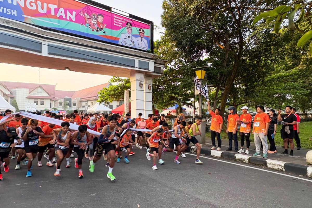 Berau-COP kampanye lestarikan satwa endemik lewat "Run for Orangutan"