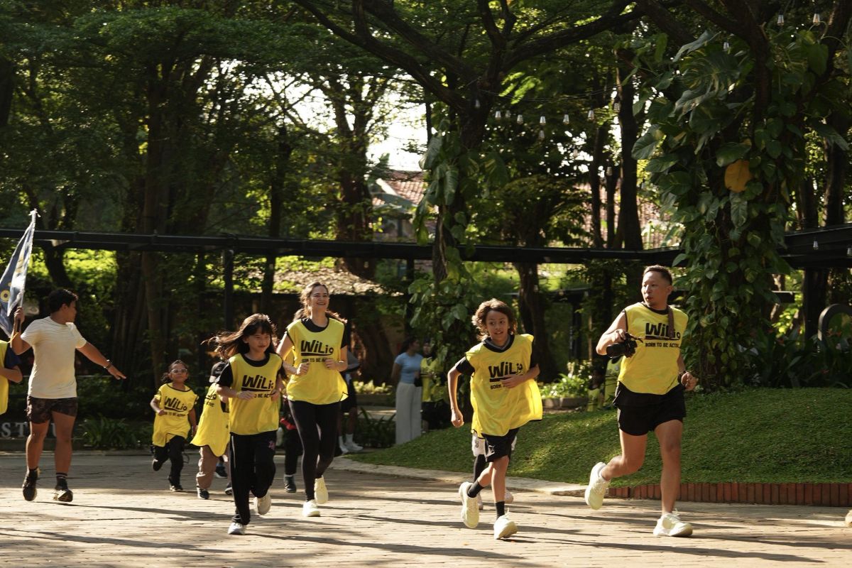 Bersama Ringgo Agus, anak diajak menikmati serunya olahraga lari