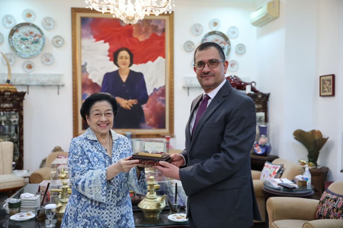 Megawati terima Kuasa Usaha Kedubes Irak bahas geopolitik Timteng