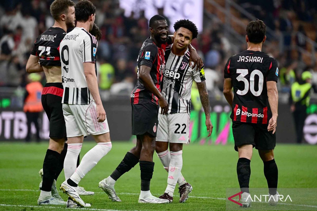 Milan dan Juventus harus puas dengan hasil imbang