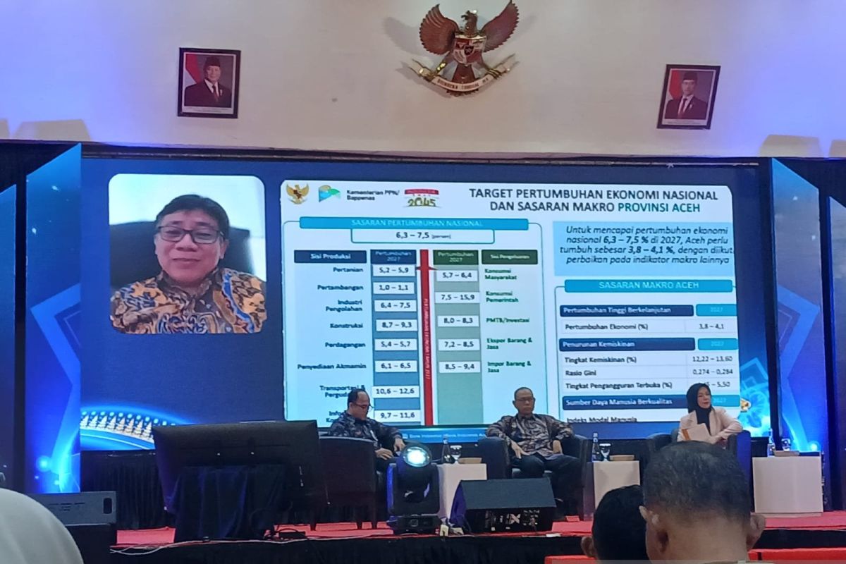 Bappenas: Pemulihan ekonomi Aceh difokuskan pada sektor produktif
