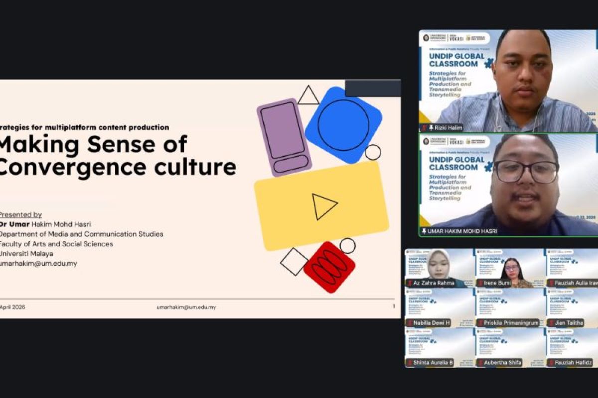 Sekolah Vokasi Undip hadirkan dosen Malaysia bahas tren multiplatform global