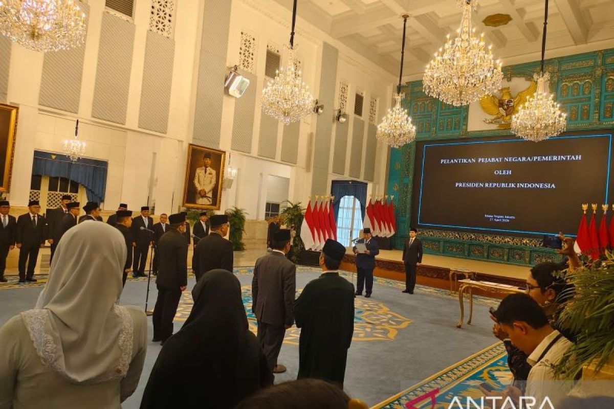 Dudung Abdurachman resmi dilantik jadi Kepala Staf Kepresidenan