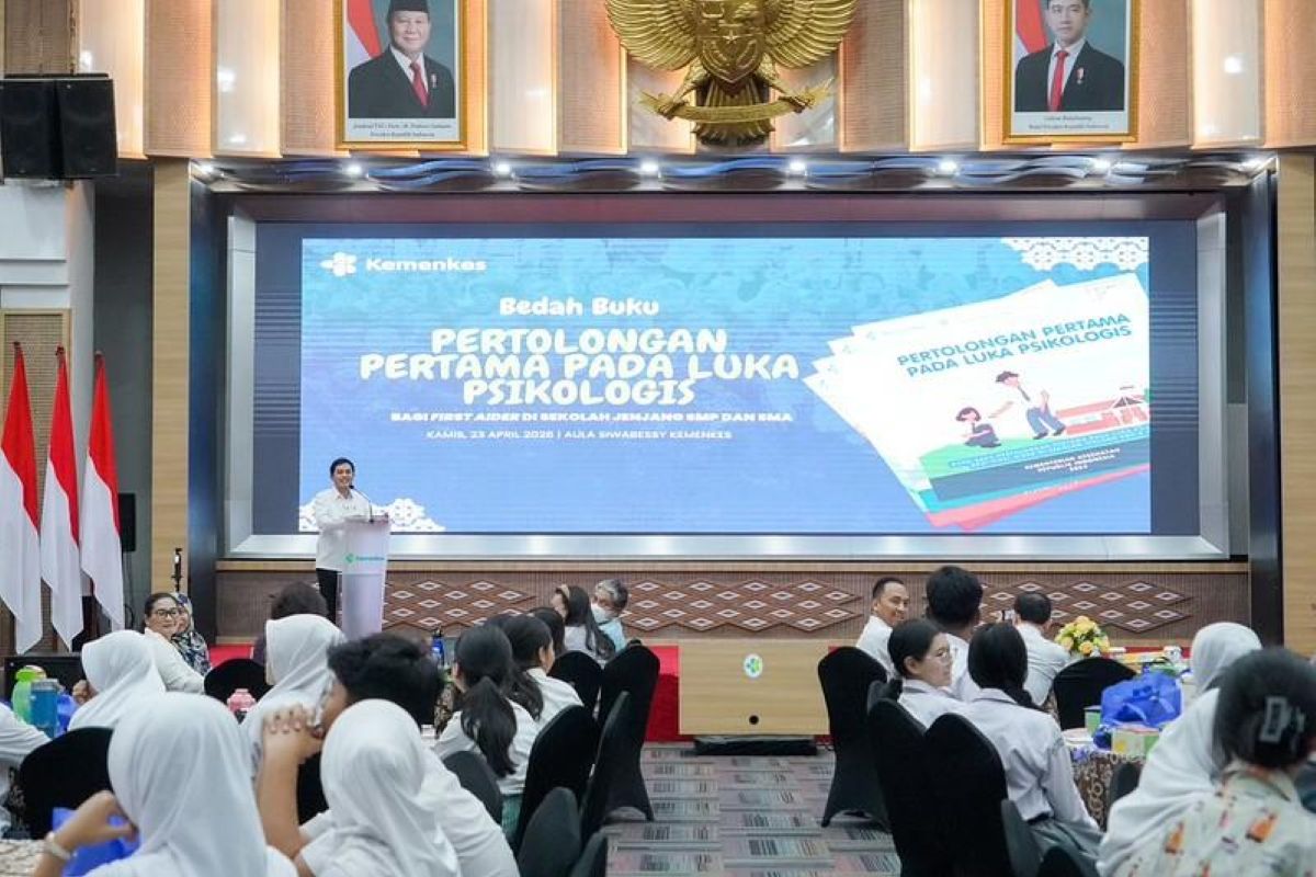 Kemenkes perkuat keterampilan remaja dalam pertolongan luka psikologis