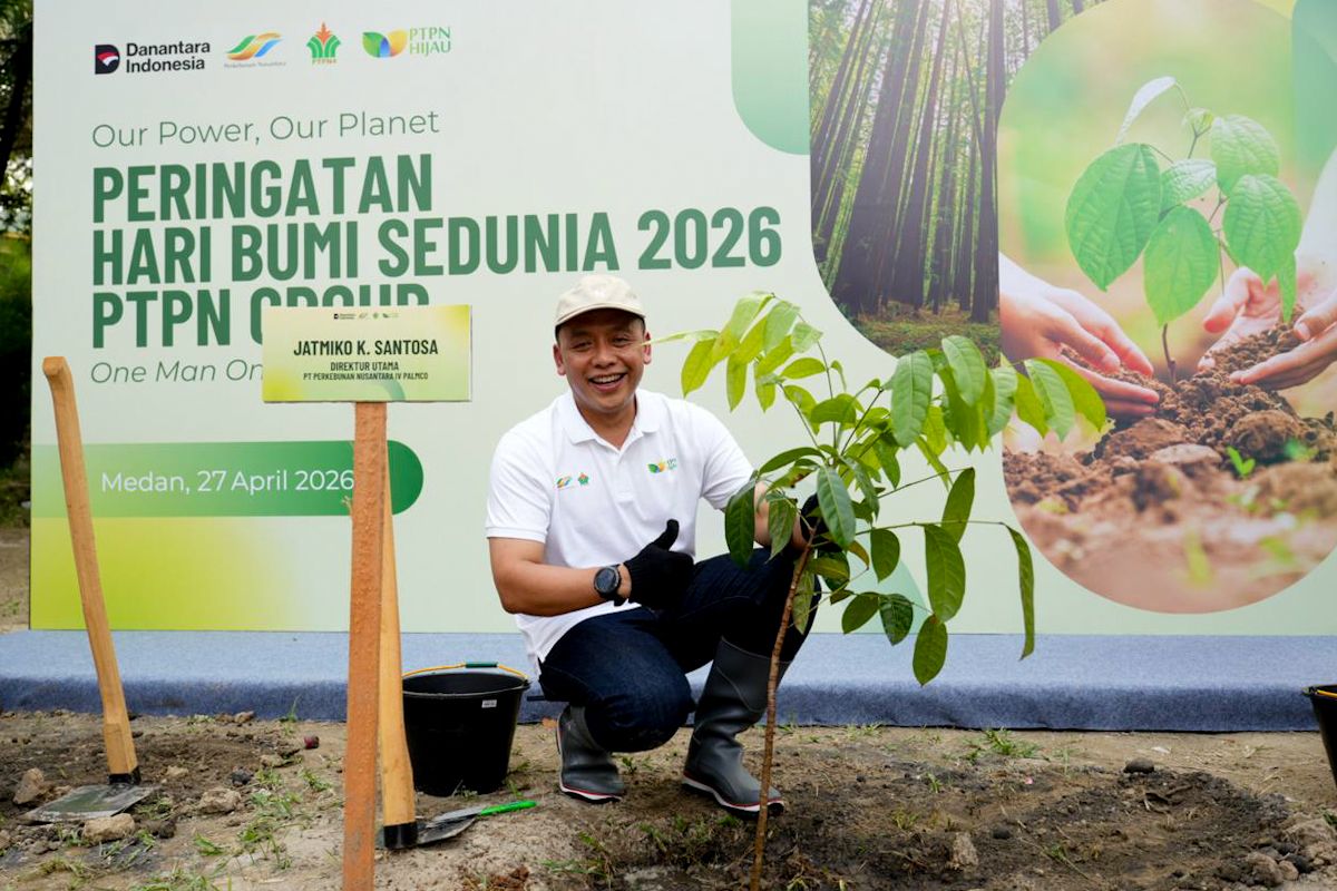 PalmCo tanam 50 ribu bibit pohon demi jaga keberlanjutan lingkungan