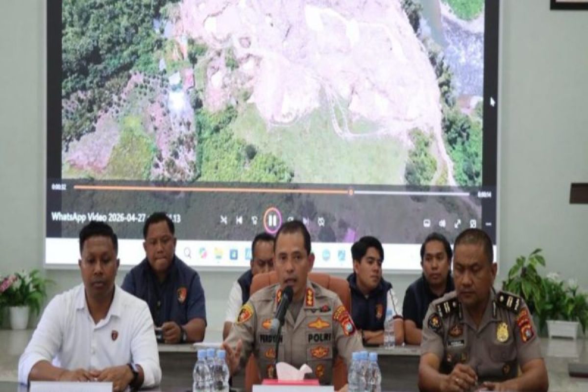 Polisi bongkar tiga lokasi tambang emas ilegal di Mamuju