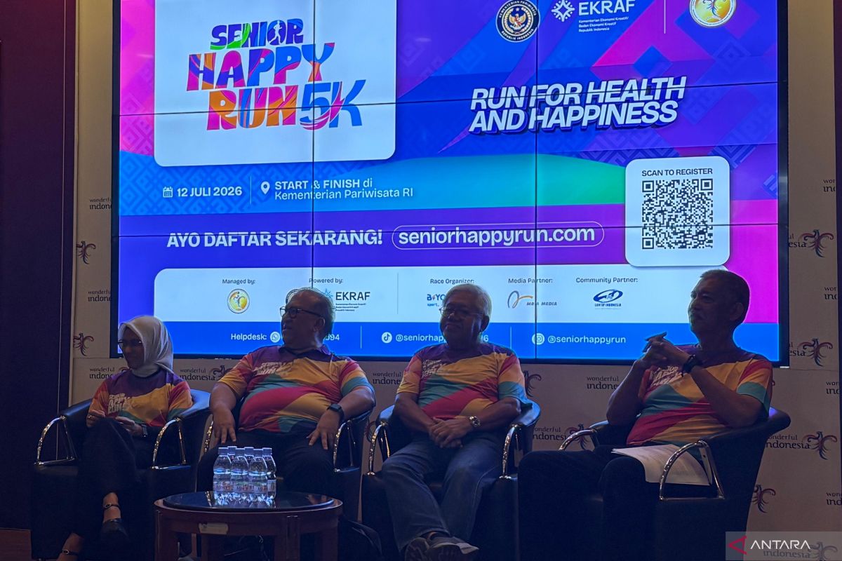 Senior Happy Run 5K ajak lansia hidup sehat dan promosikan wisata RI