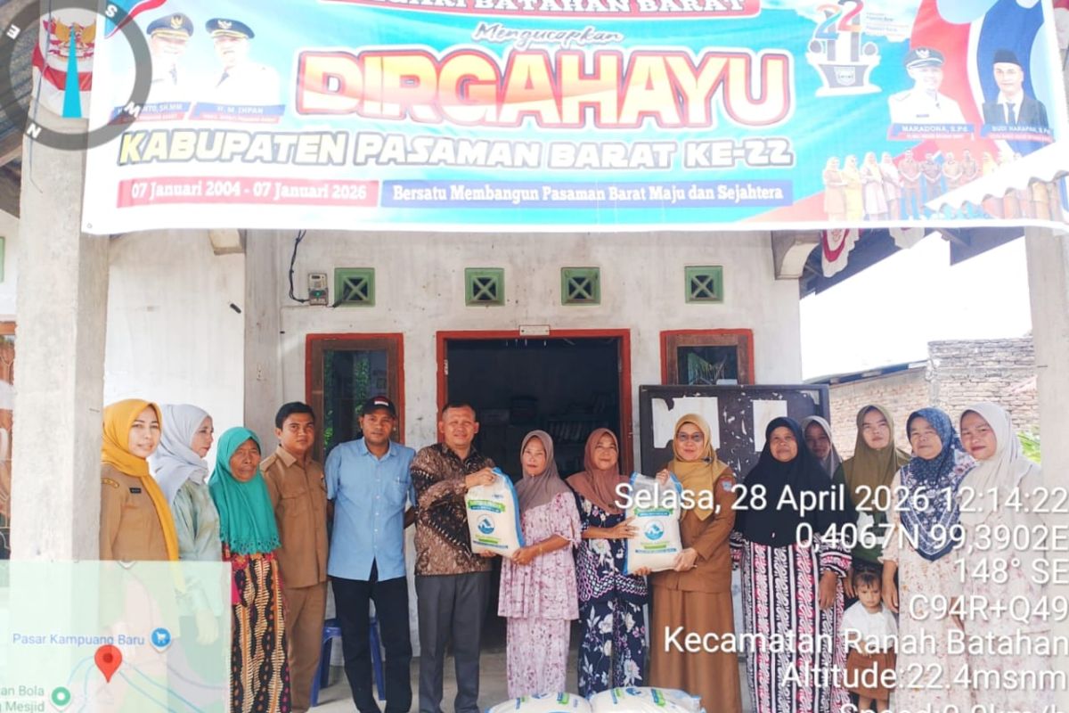 Pemkab Pasaman Barat salurkan beras ke warga terdampak bencana alam