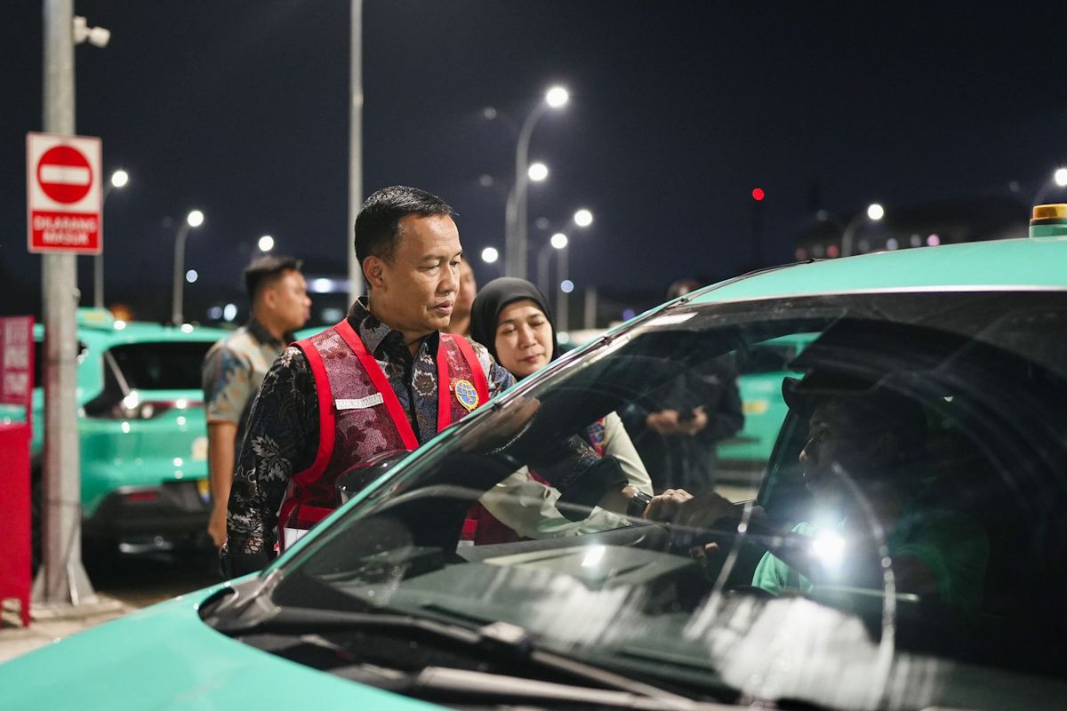 Kemenhub sidak pool taksi Green SM Bekasi imbas kecelakaan kereta