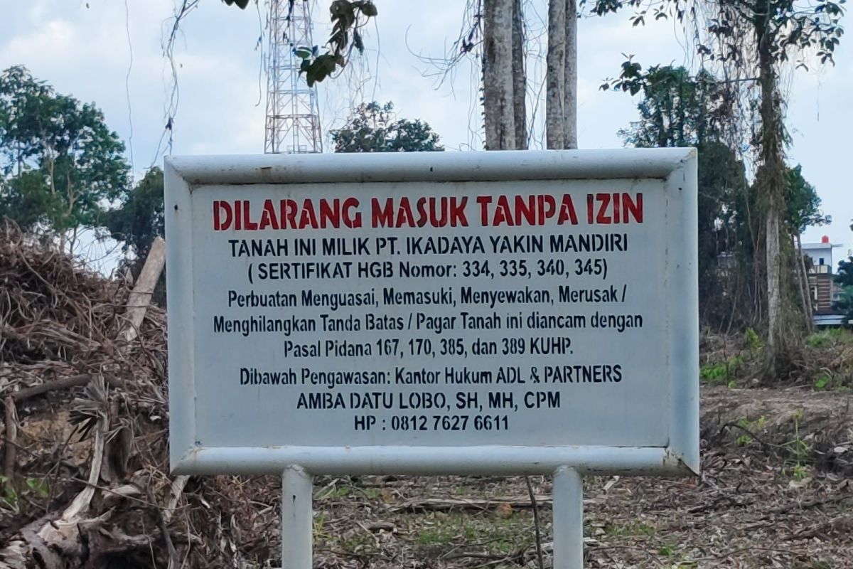 Pembersihan lahan di jantung Kota Siak picu polemik, terungkap ternyata HGB perusahaan