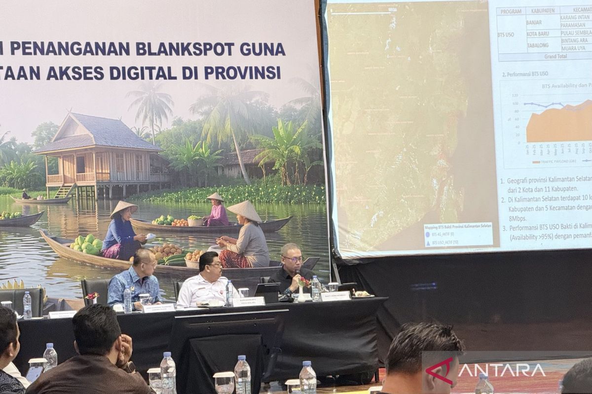 Kemkomdigi akomodasi 722 titik layanan internet BAKTI di Kalsel