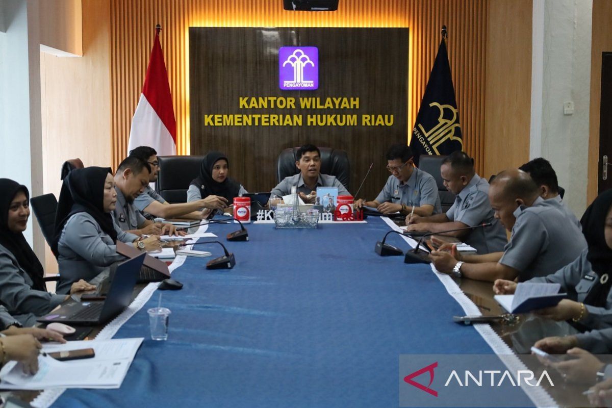 Gerak Cepat Pasca Desk Evaluasi, Kemenkum Riau Tuntaskan Perbaikan WBBM