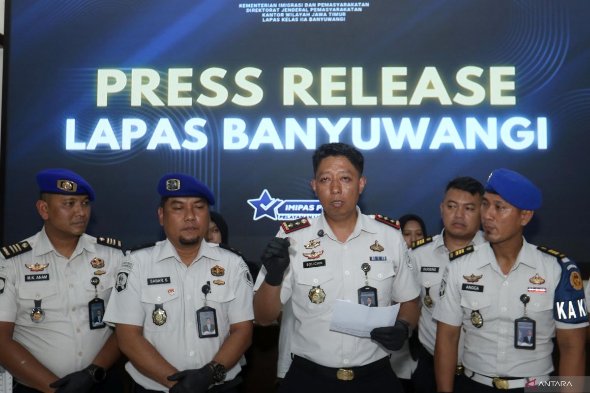 Penggagalan penyelundupan narkoba di Lapas Banyuwangi