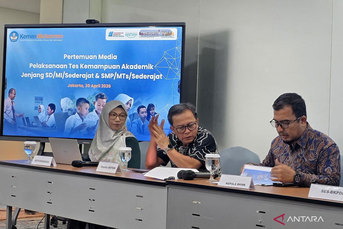 Kemendikdasmen ingatkan hasil TKA SD-SMP diumumkan 26 Mei