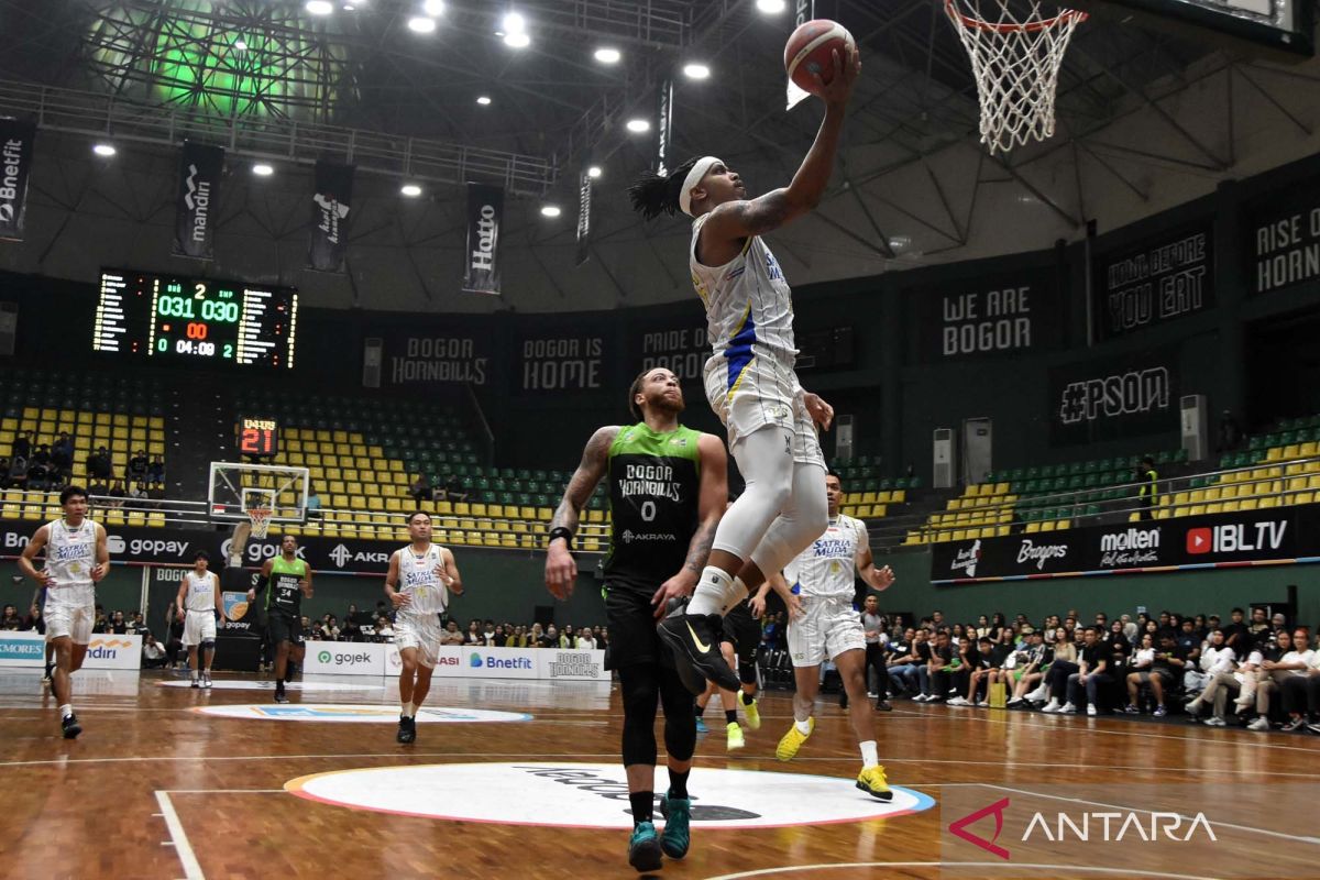 Satria Muda Pertamina Bandung kalahkan Bogor Hornbills