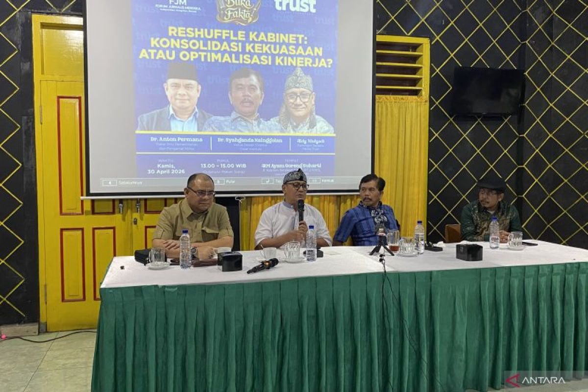 Pengamat: Prabowo "reshuffle" kabinet untuk konsolidasi kekuatan