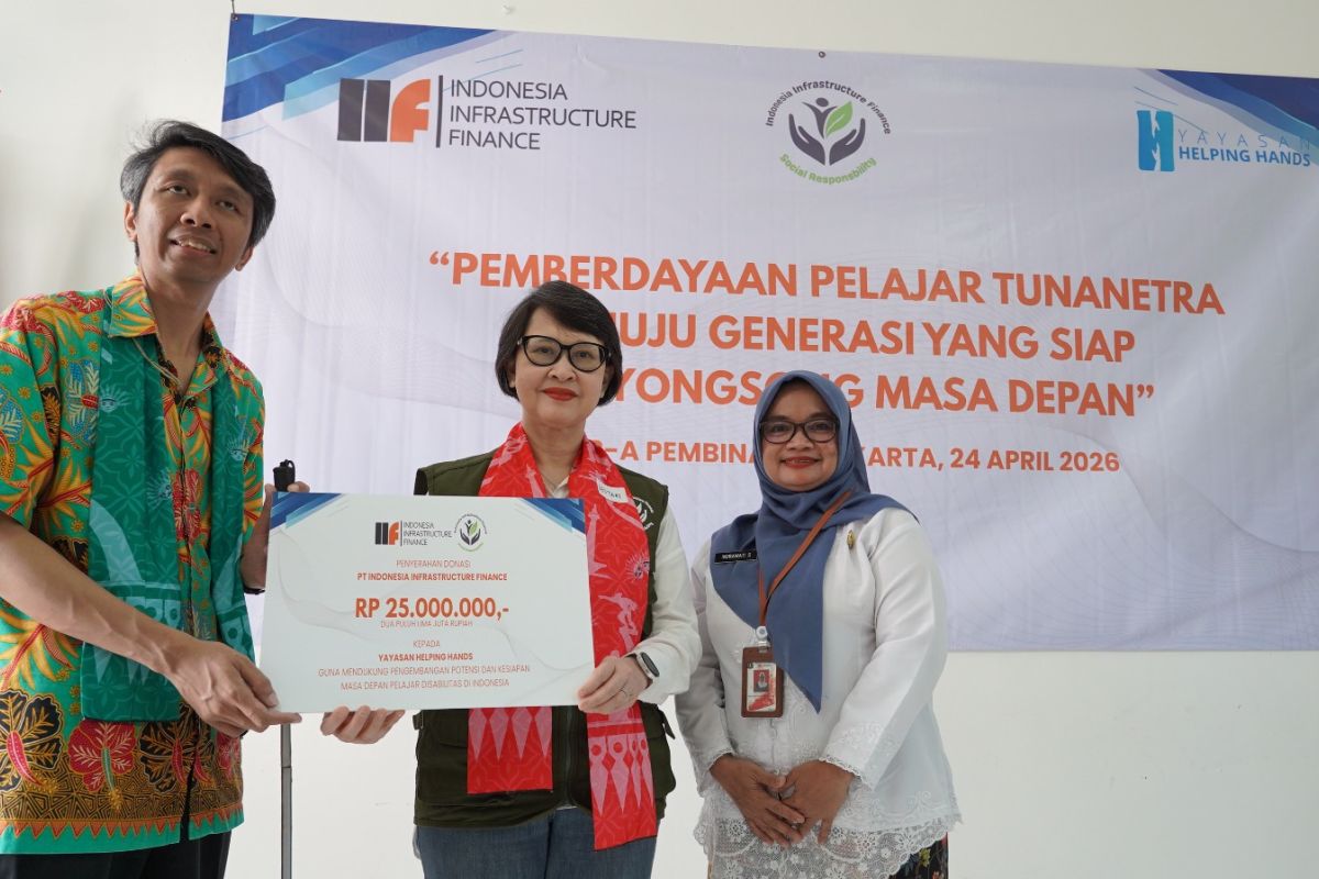 IIF beri bantuan pendidikan bagi pelajar tunanetra di Jakarta