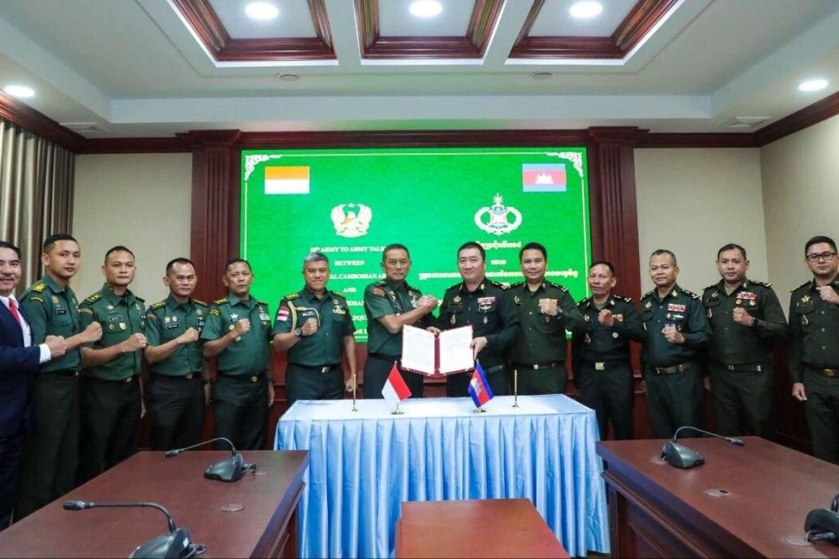 Angkatan Darat RI-Kamboja perkuat kerja sama bilateral