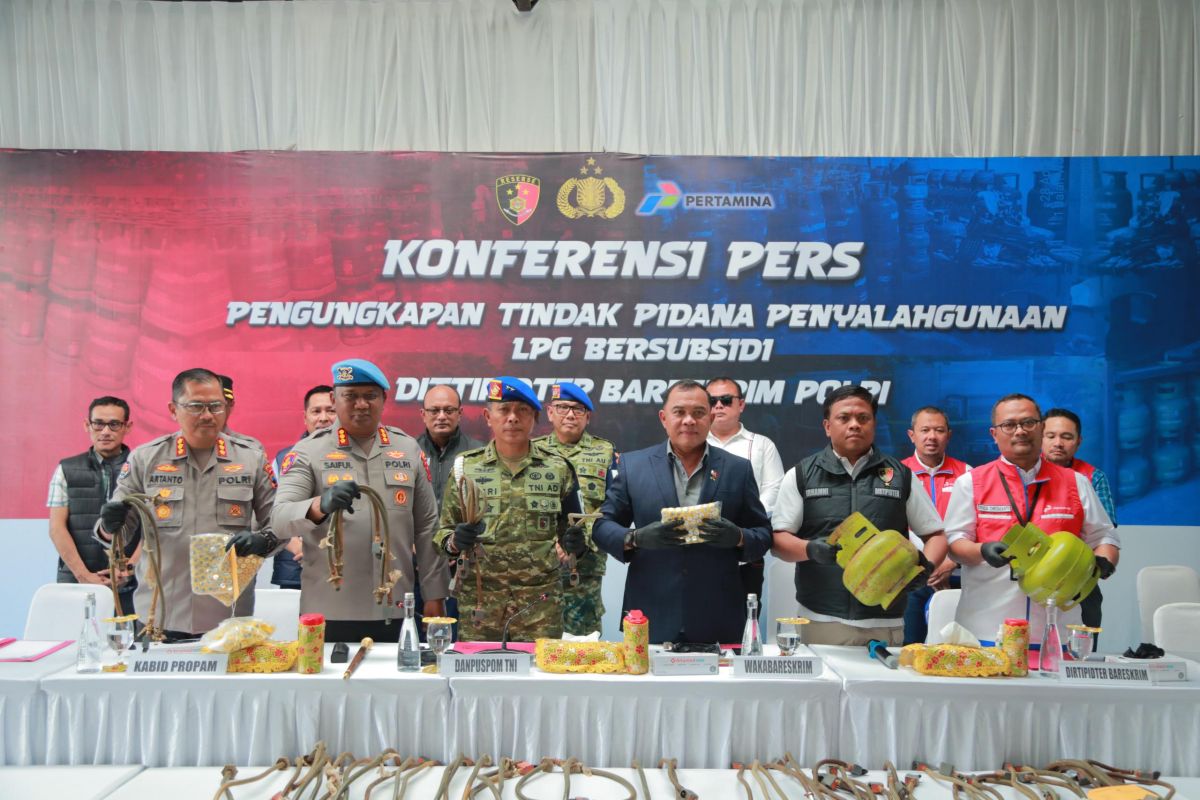 Bareskrim ungkap penyalahgunaan elpiji subsidi di Klaten