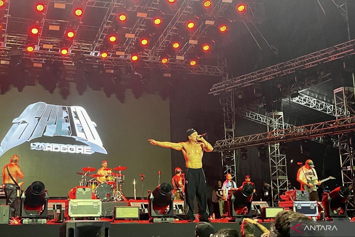 Band hardcore Australia tampil penuh energi di Hammersonic Festival