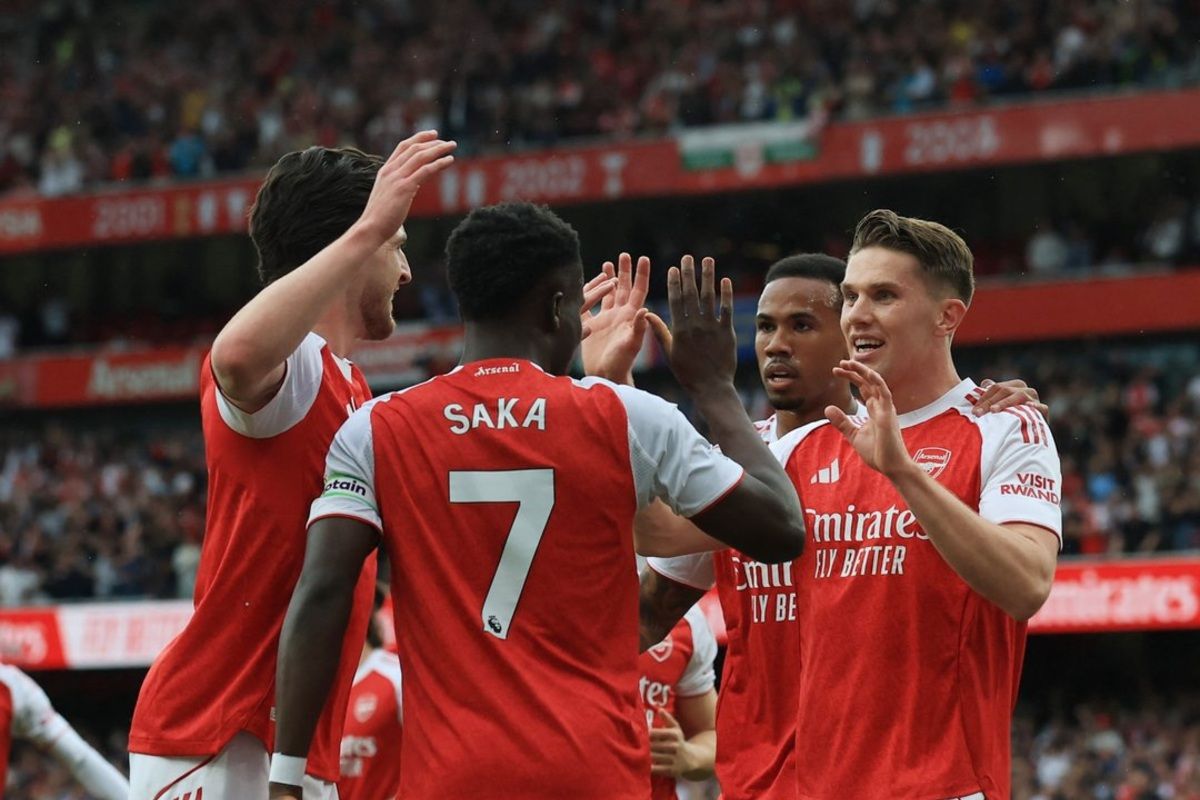Gilas Fulham 3-0, Arsenal kini unggul enam poin dari Manchester City