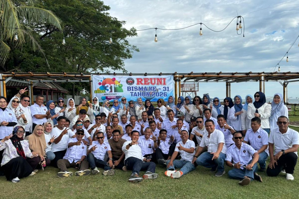 Reuni Bintara 95 Bisma ke-31 digelar meriah di Pantai Akkarena Makassar