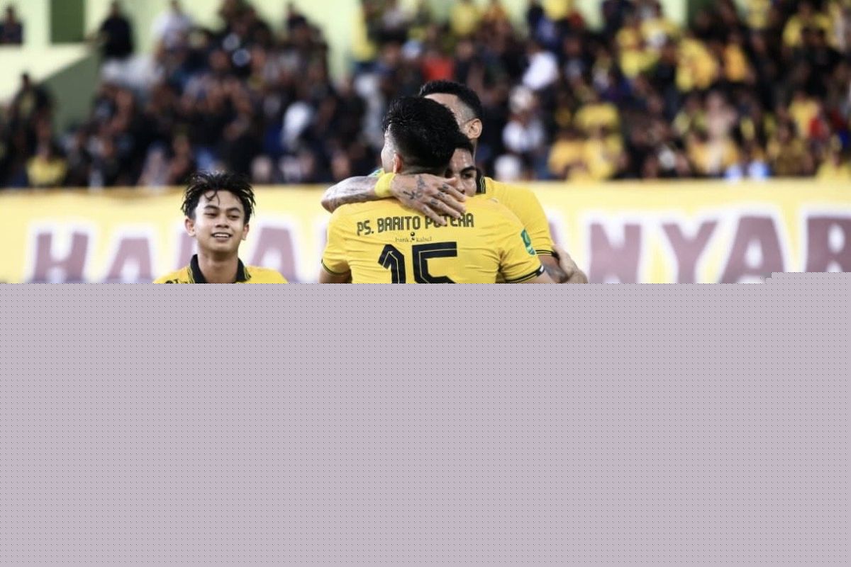 Cukur Persipal 8-3, Barito Putera tetap gagal promosi ke Super League
