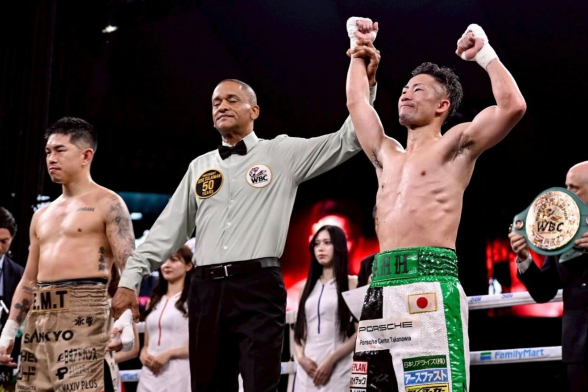Takuma Inoue pertahankan gelar bantam WBC usai menang mutlak atas Ioka