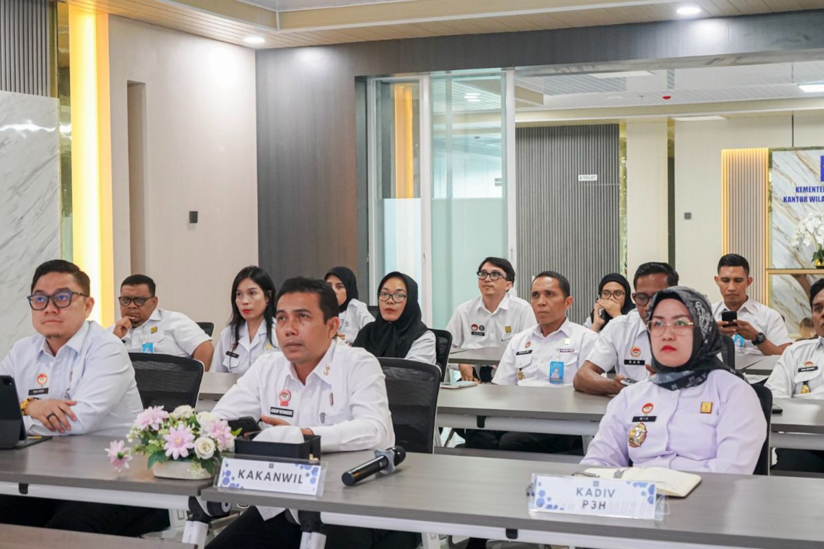 Kemenkum Malut Ikuti Evaluasi Kinerja Pelayanan Hukum Tahun 2026