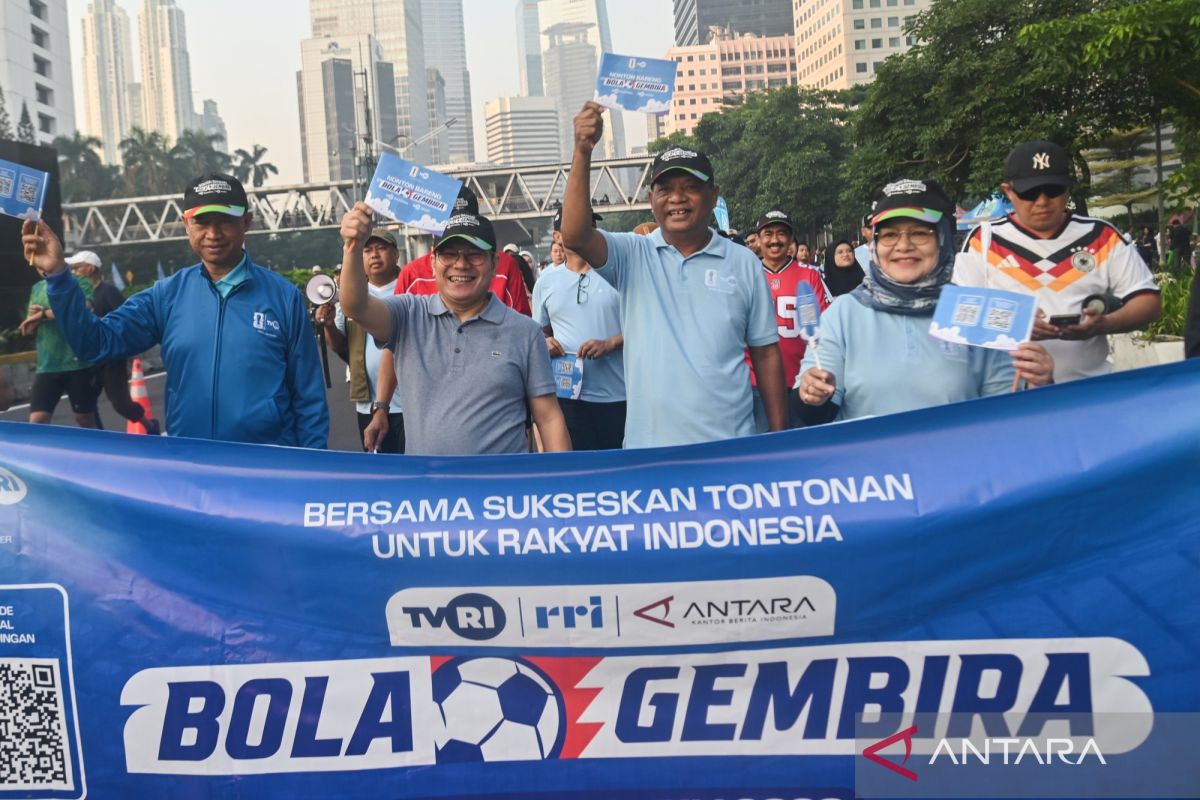 TVRI gelar fun walk Bola Gembira sambut Piala Dunia 2026