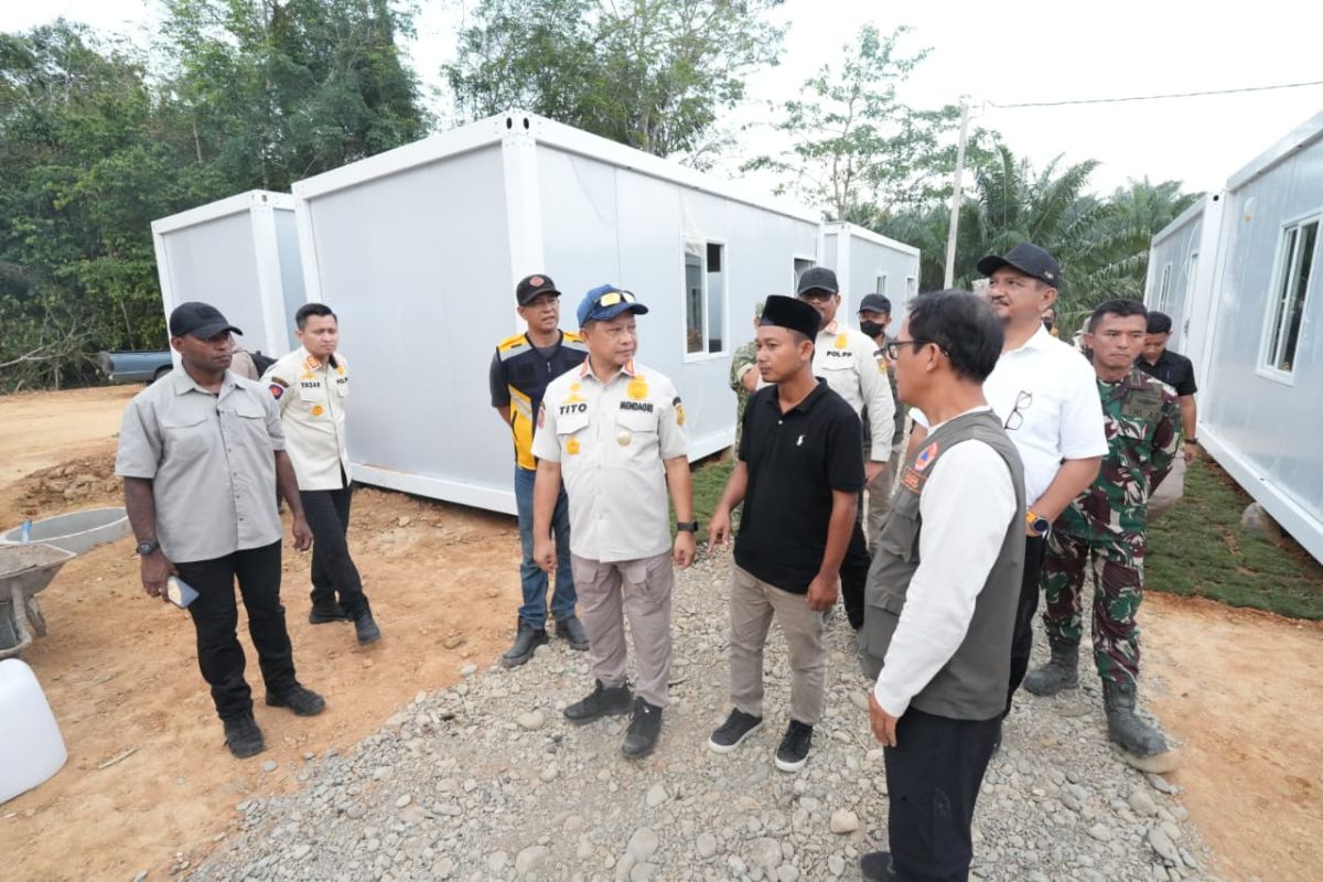 Satgas PRR tuntaskan pembangunan huntara di Sumut dan Sumbar