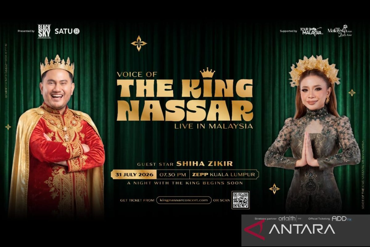 King Nassar bakal "goyang" Kuala Lumpur akhir Juli 2026
