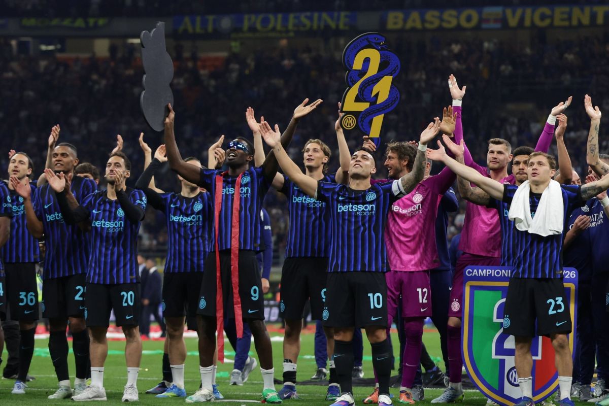 Inter Milan juara Liga Italia usai bekuk Parma 2-0