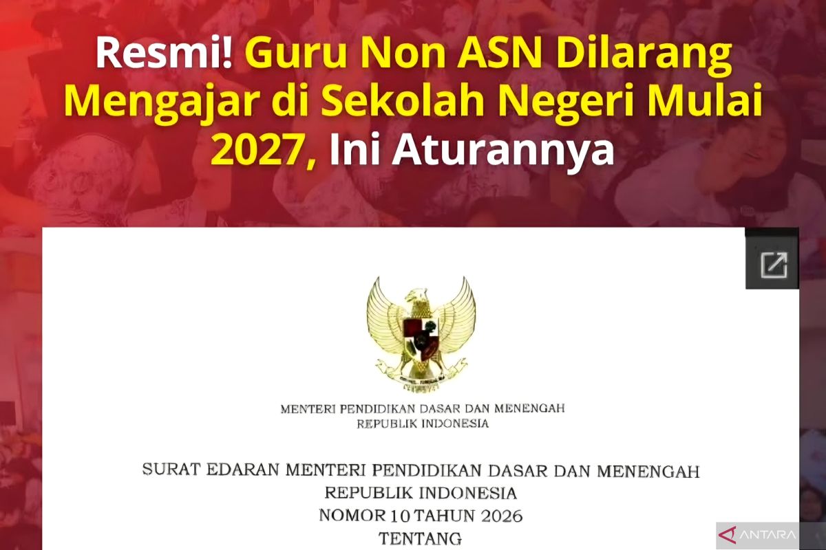 Kemendikdasmen luruskan misinformasi guru non-ASN dirumahkan pada 2027