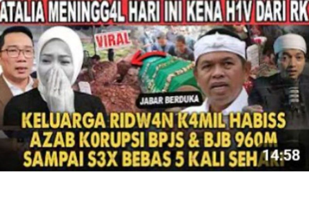 Atalia Praratya dikabarkan meninggal dunia karena HIV adalah hoaks